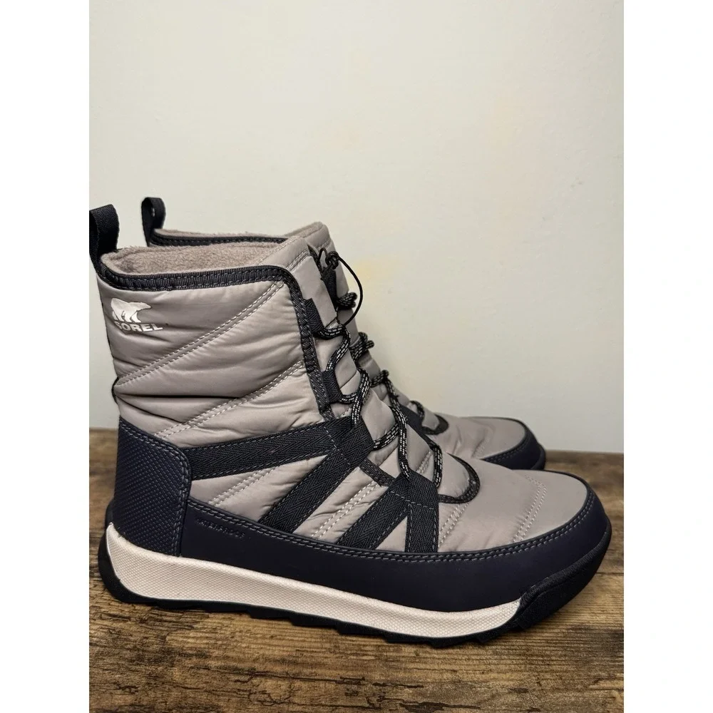 Sorel Whitney II Short Waterproof Insulated Boot Gray Youth Size 5